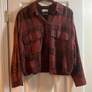 Abercrombie Cropped Flannel